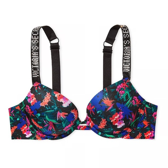 Victoria’s Secret htf Very Sexy shine straps push-up bra sz 32C NWT - Picture 5 of 10